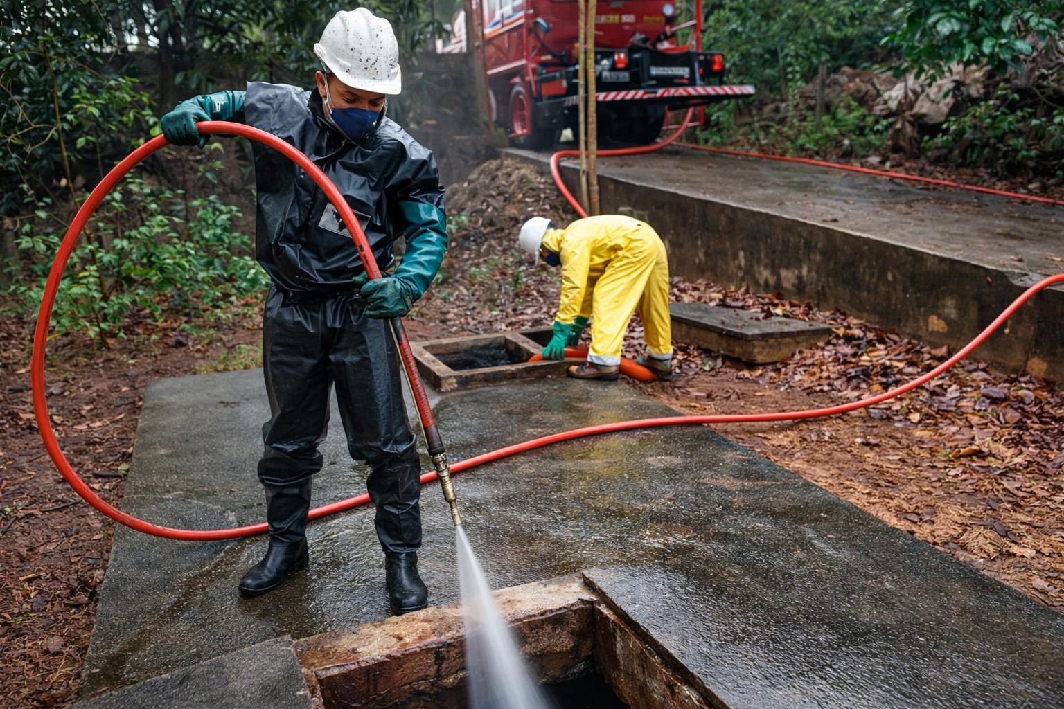 Serviço de Hidrojateamento
